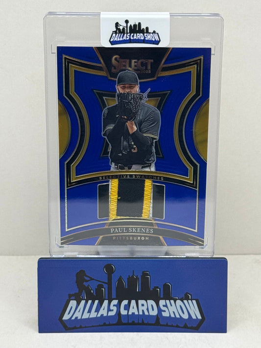 2025 Panini Select #SS-PS Paul Skenes Blue Selective Swatches Relic /49