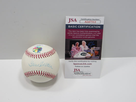 STEVE CARLTON SIGNED Rawlings Official League BASEBALL PHILLIES JSA COA