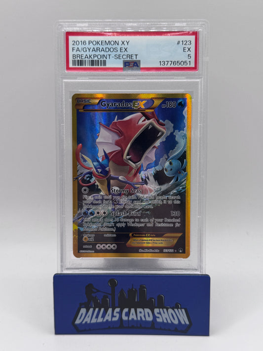 2016 Pokemon - Gyarados EX (Secret) - 123/122 BreakPOINT PSA 5