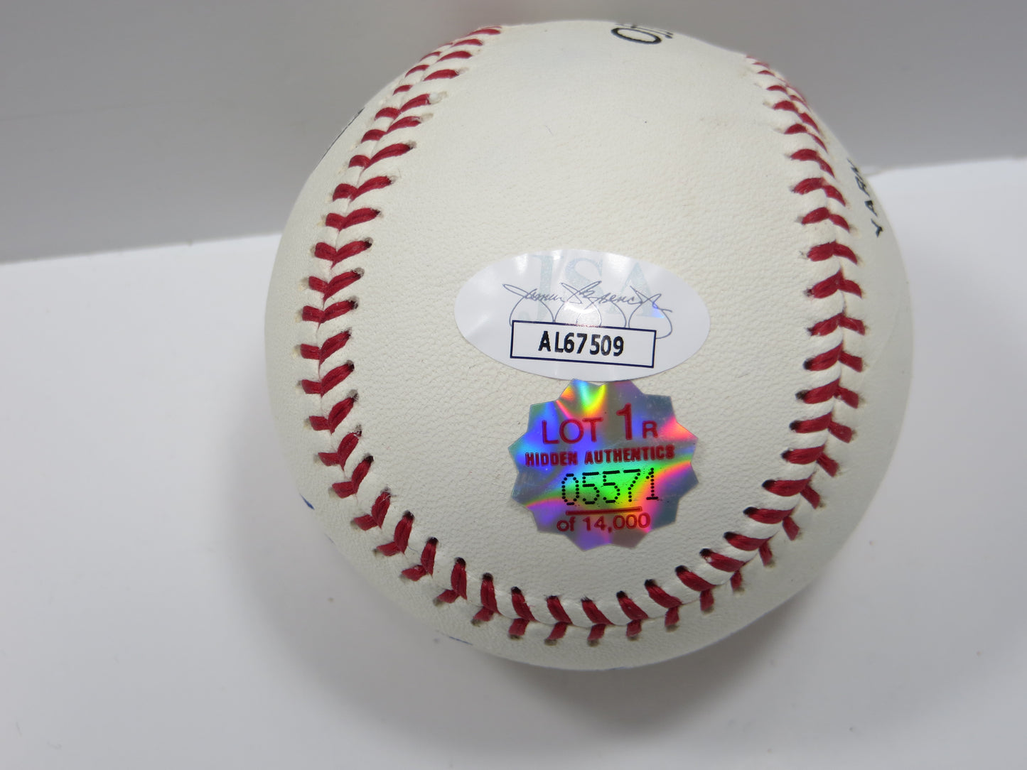 WILTON GUERRERO SIGNED Rawlings Official League BASEBALL DODGERS JSA COA