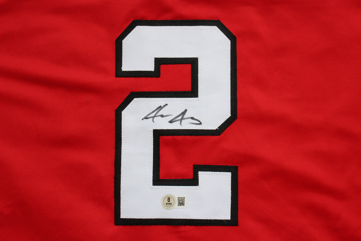 JACE JUNG TEXAS TECH RED RAIDERS SIGNED JERSEY Tigers BAS COA
