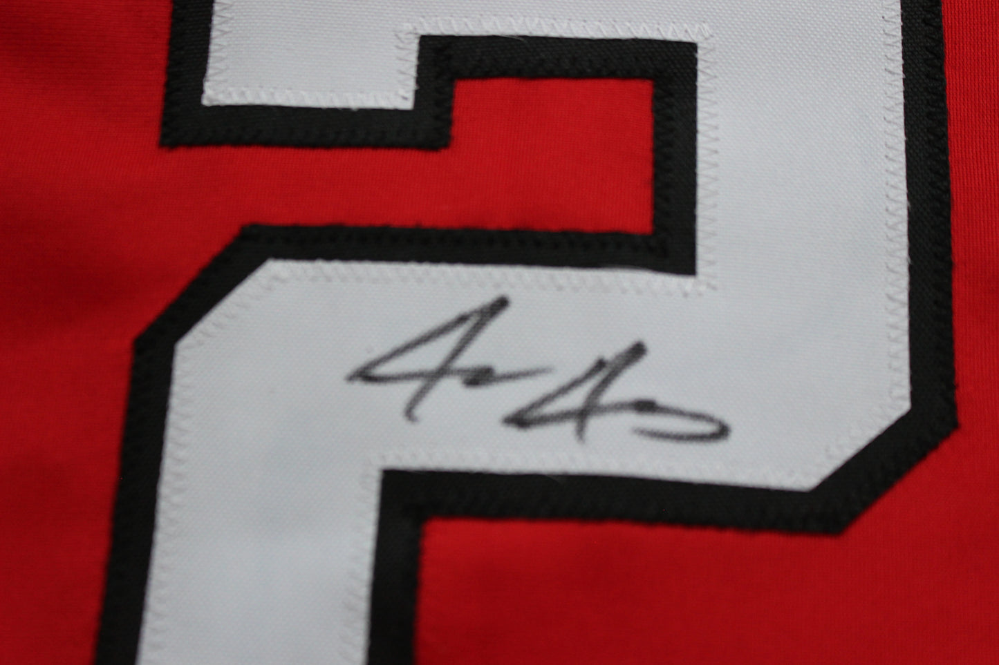 JACE JUNG TEXAS TECH RED RAIDERS SIGNED JERSEY Tigers BAS COA
