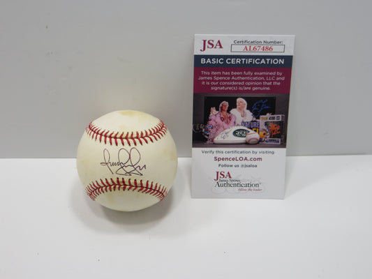 OMAR VIZQUEL SIGNED RAWLINGS OAL BASEBALL CLEVELAND INDIANS JSA COA