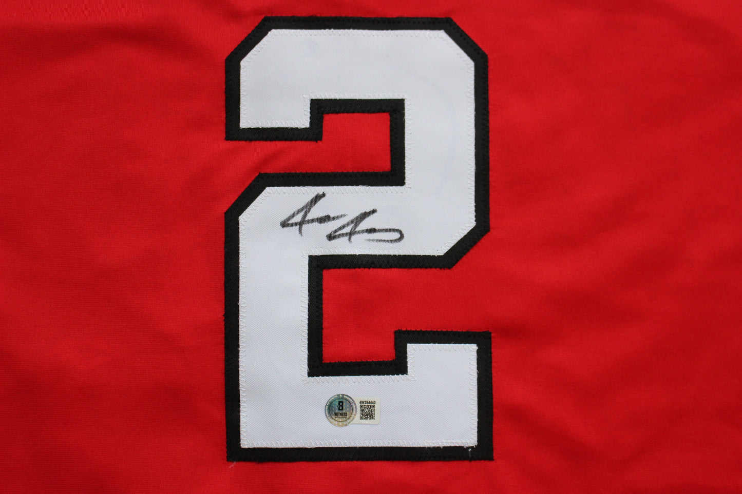 JACE JUNG TEXAS TECH RED RAIDERS SIGNED JERSEY Tigers BAS COA