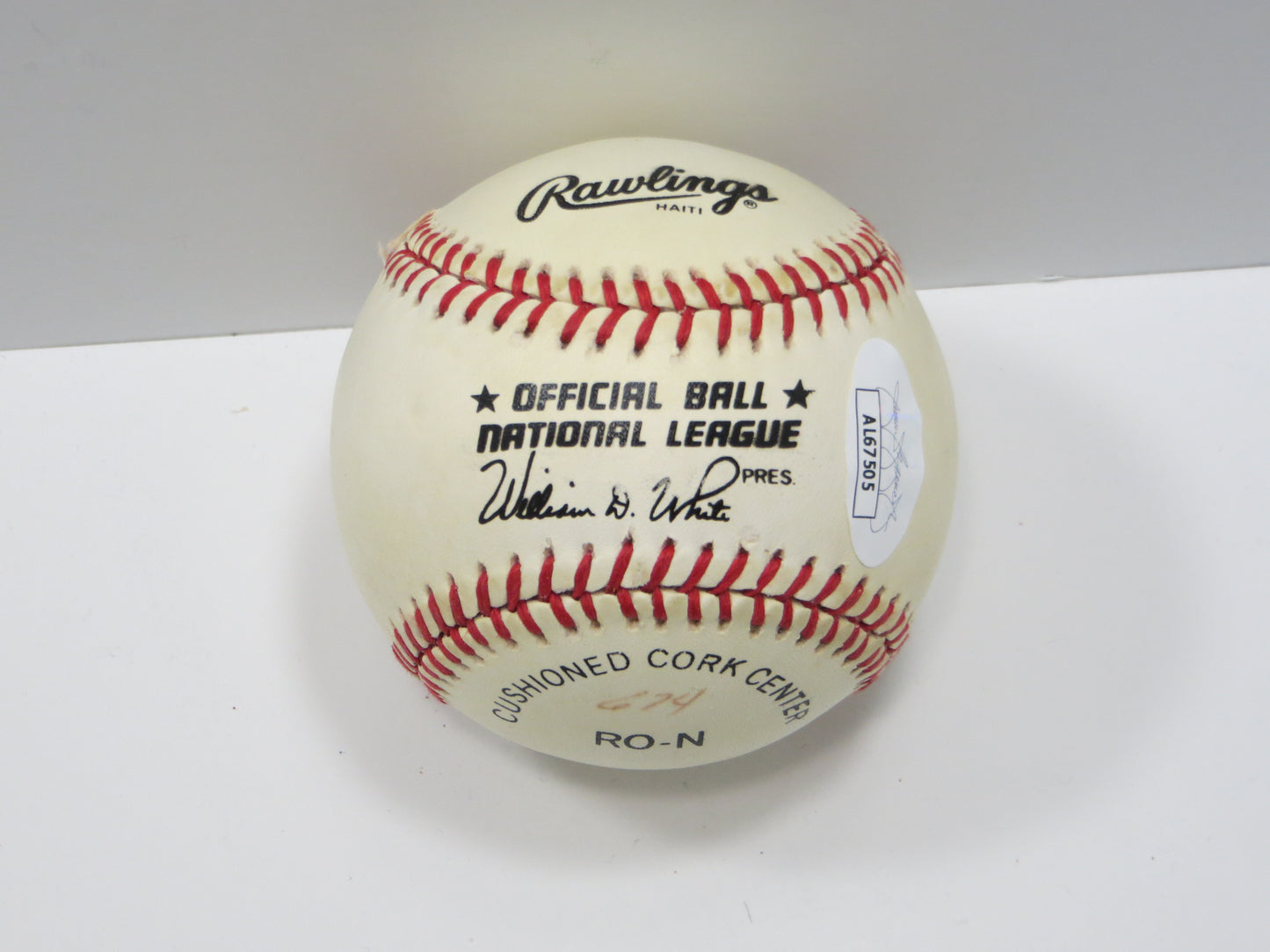 PETE ROSE SIGNED RAWLINGS ONL BASEBALL CINCINNATI REDS PHILLIES JSA COA