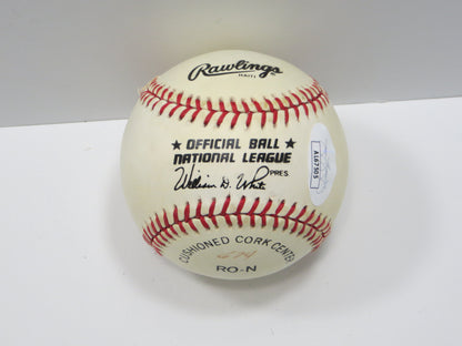 PETE ROSE SIGNED RAWLINGS ONL BASEBALL CINCINNATI REDS PHILLIES JSA COA