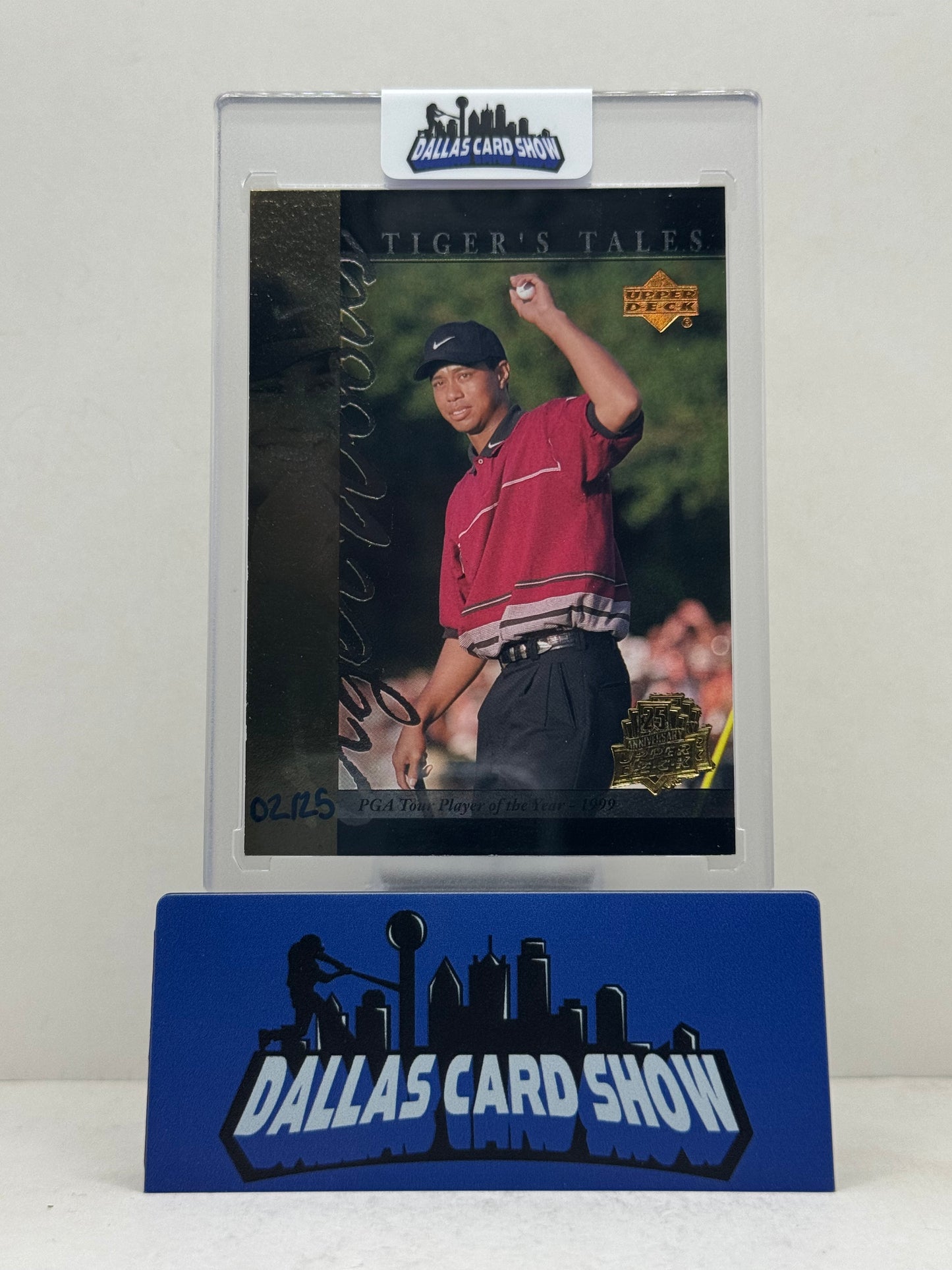 2026 Upper Deck Golf Tiger Woods Tiger’s Tales Buyback /25 #TT18