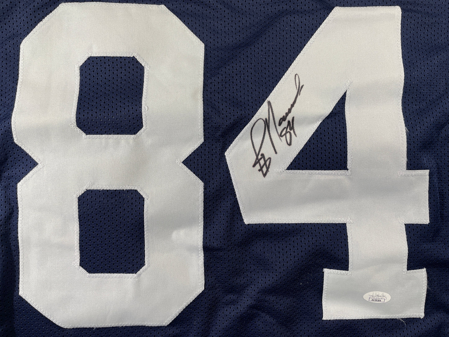 JAY NOVACEK DALLAS COWBOYS SIGNED THANKSGIVING JERSEY Wyoming JSA COA