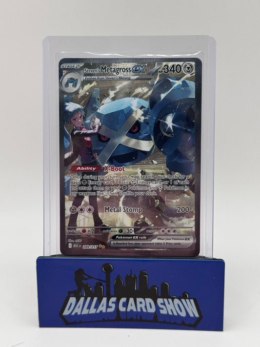 2026 Pokemon - Steven's Metagross ex (SIR) - 289/217 Ascended Heroes NM
