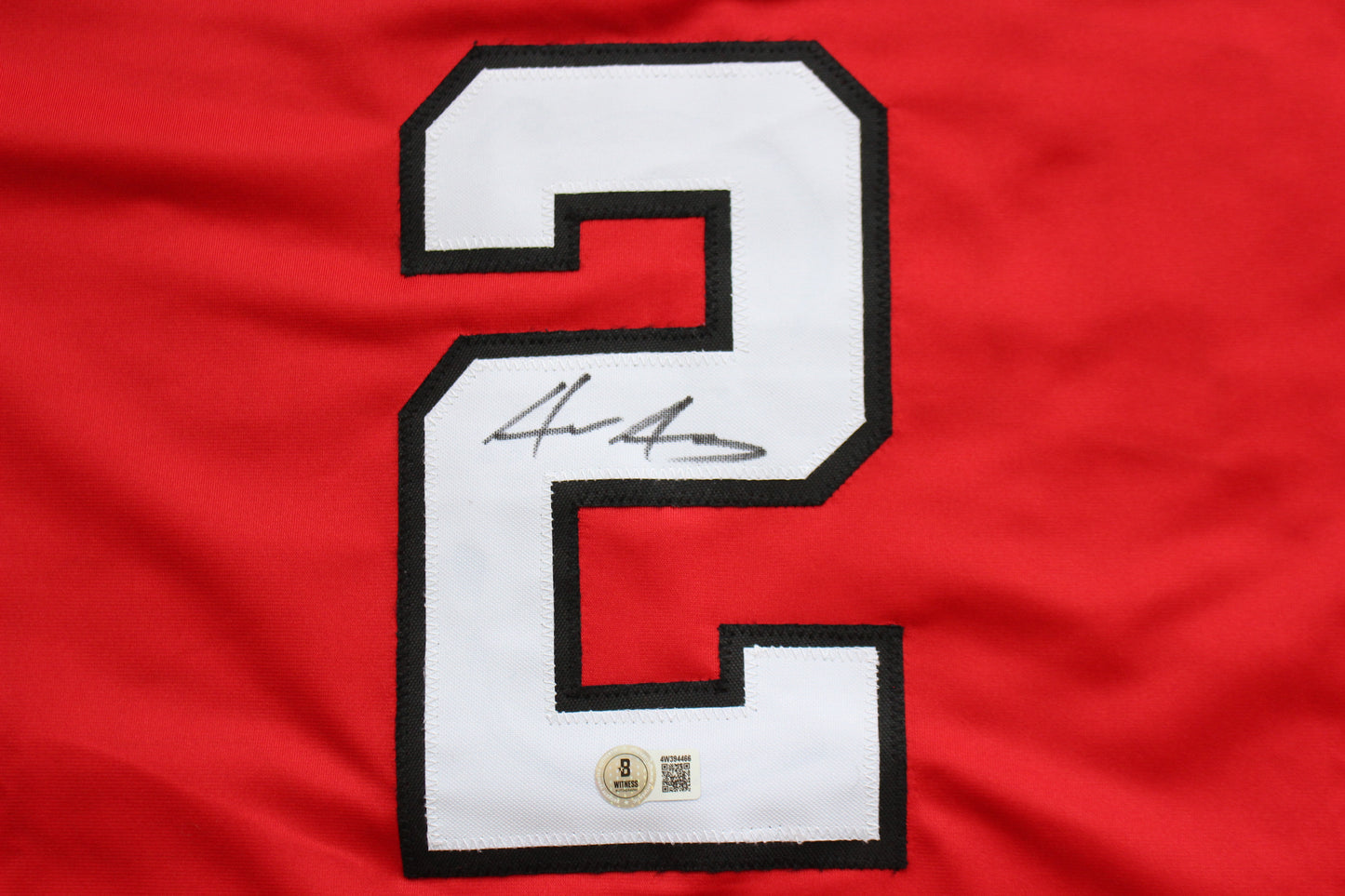 JACE JUNG TEXAS TECH RED RAIDERS SIGNED JERSEY Tigers BAS COA