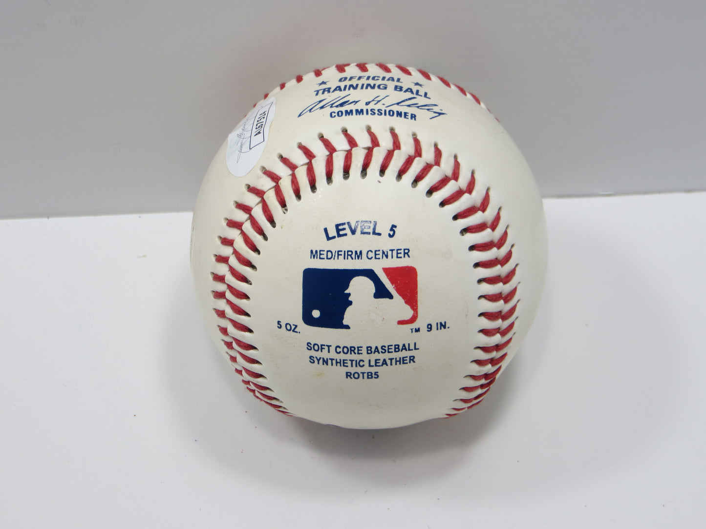 JEFF MATHIS SIGNED RAWLINGS TRAINING BASEBALL ANAHEIM ANGELS JSA COA