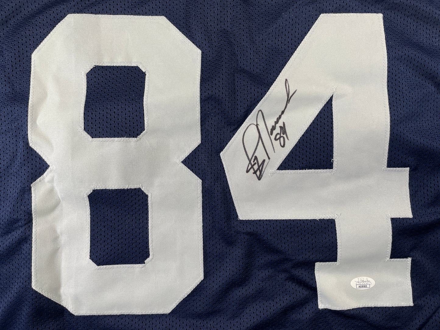 JAY NOVACEK DALLAS COWBOYS SIGNED THANKSGIVING JERSEY Wyoming JSA COA