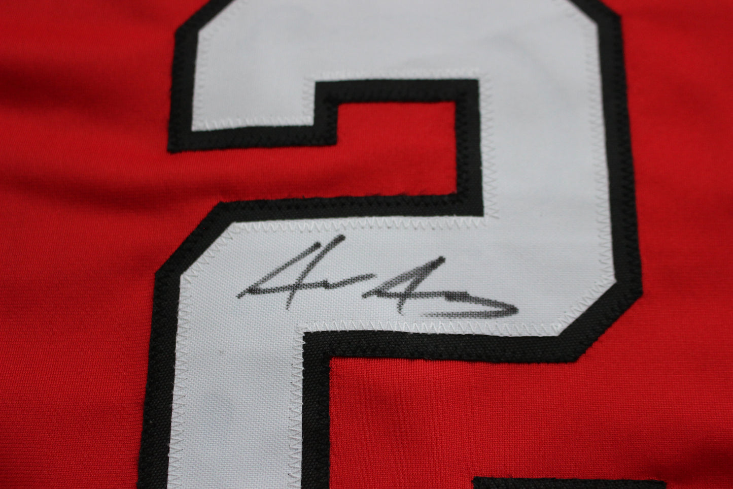 JACE JUNG TEXAS TECH RED RAIDERS SIGNED JERSEY Tigers BAS COA