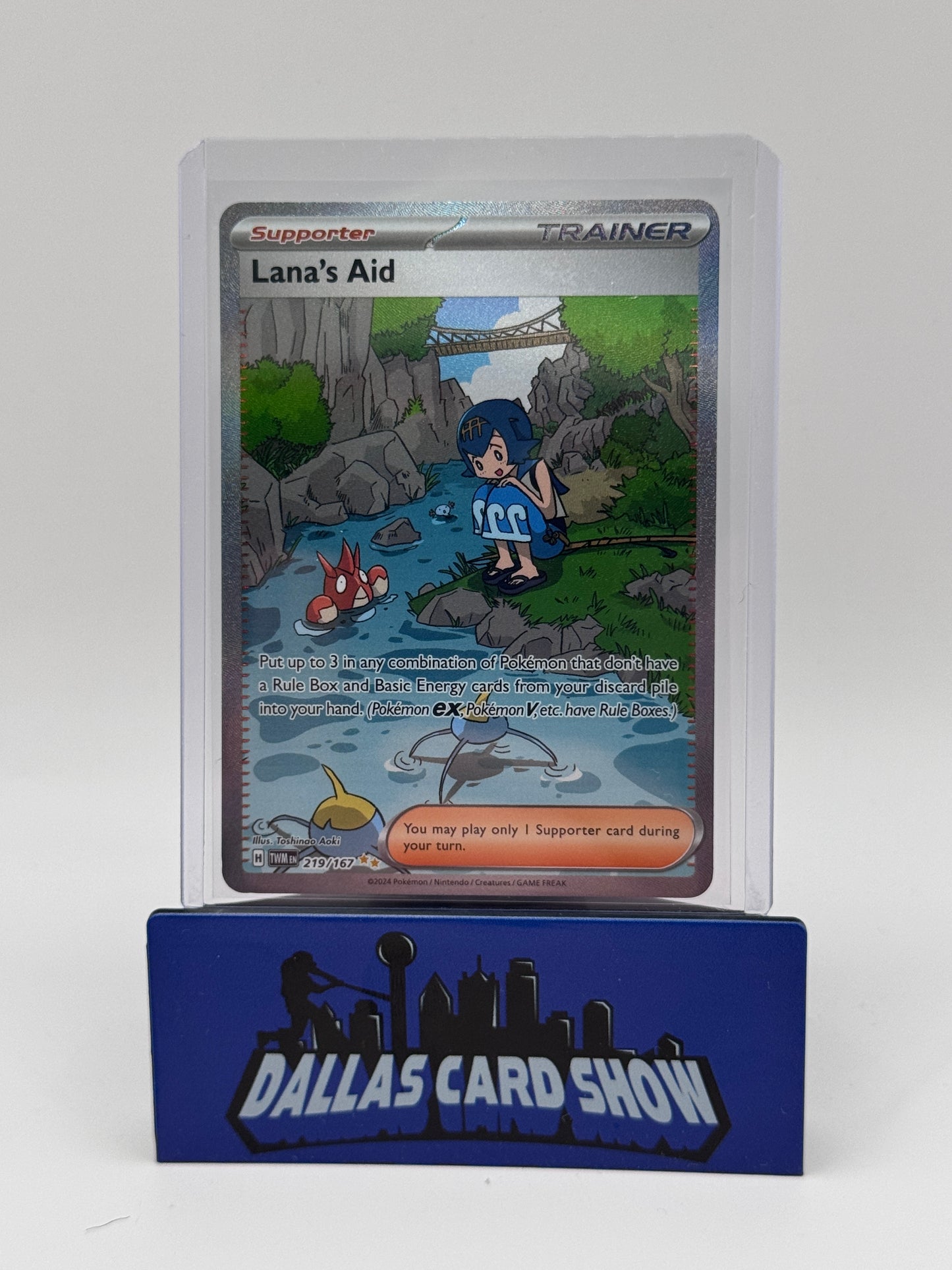 2024 Pokemon - Lana's Aid (SIR) - 219/167 Twilight Masquerade NM