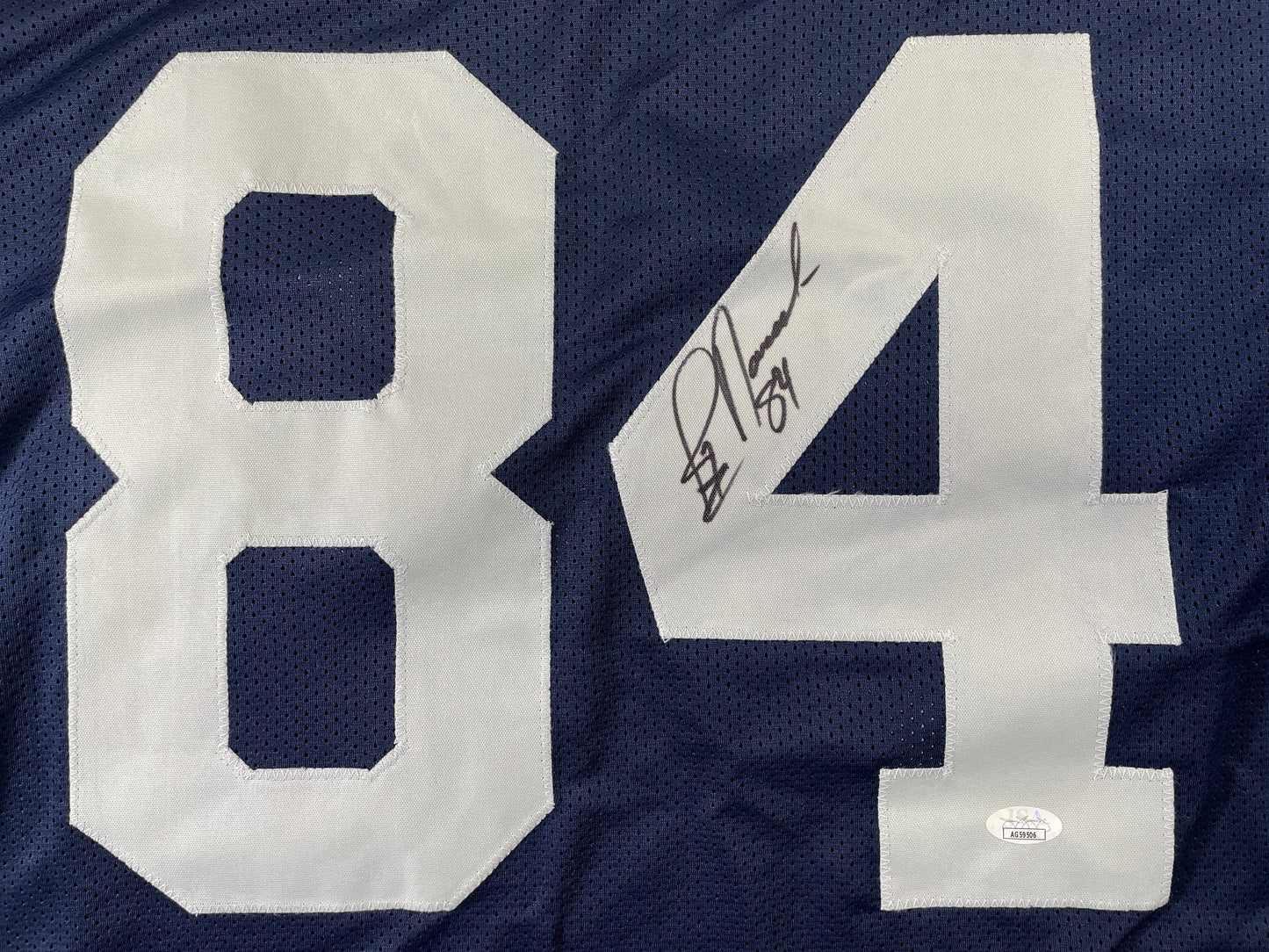 JAY NOVACEK DALLAS COWBOYS SIGNED THANKSGIVING JERSEY Wyoming JSA COA