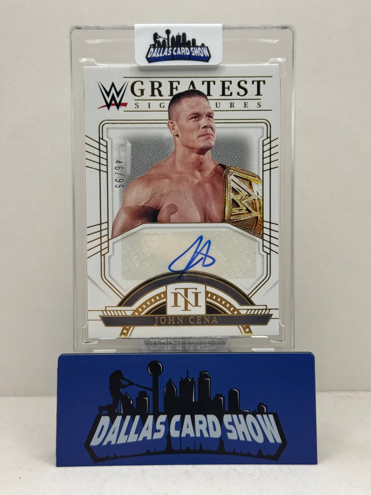 2024 National Treasure #WG-JCN John Cena Greatest Signatures /99