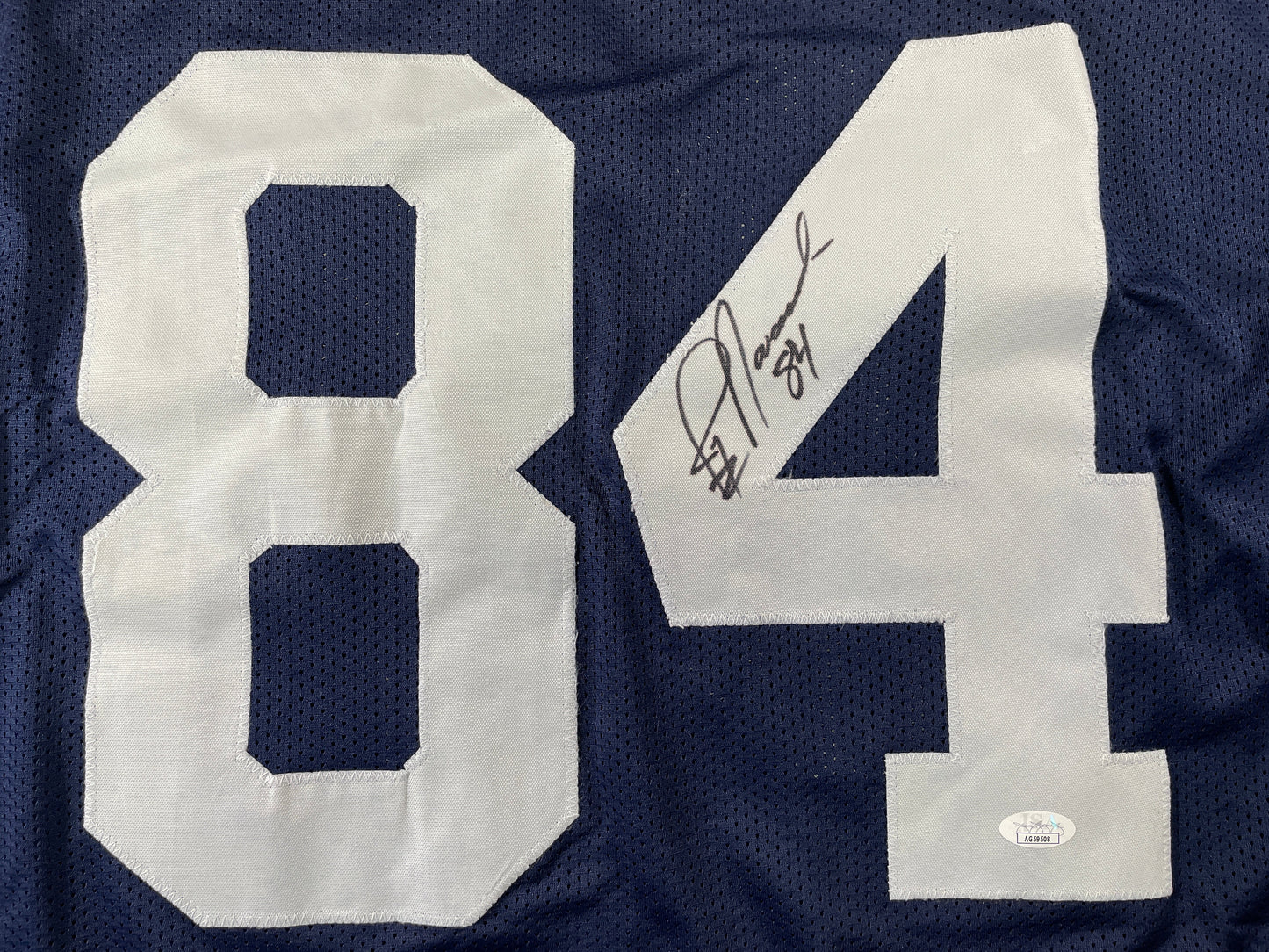 JAY NOVACEK DALLAS COWBOYS SIGNED THANKSGIVING JERSEY Wyoming JSA COA