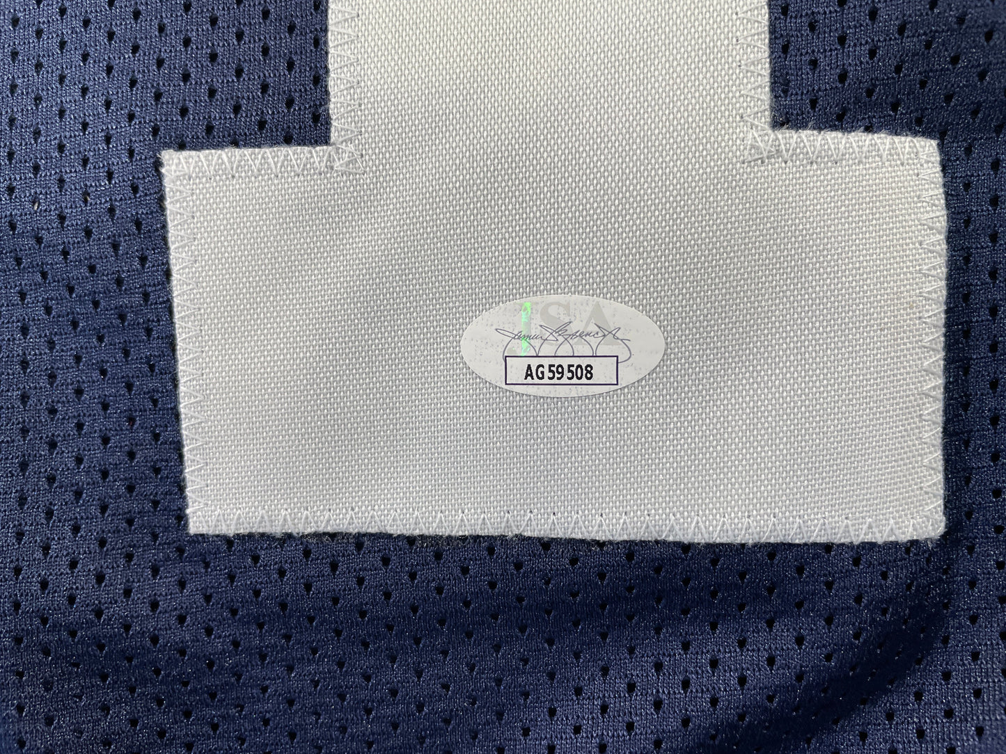 JAY NOVACEK DALLAS COWBOYS SIGNED THANKSGIVING JERSEY Wyoming JSA COA