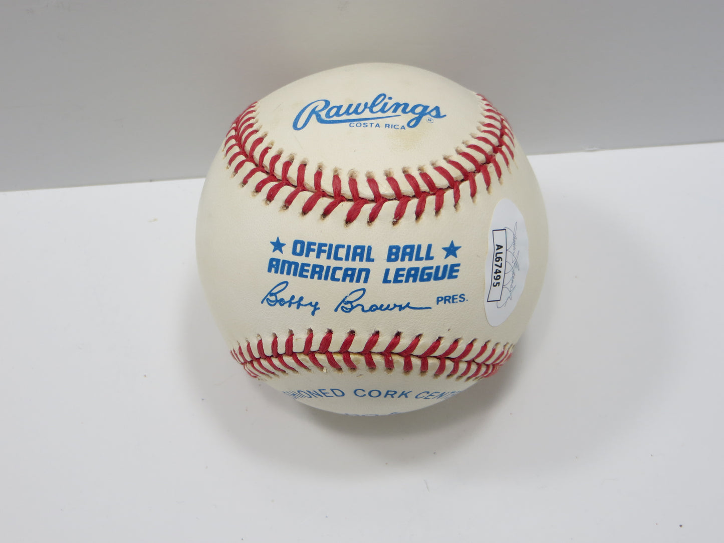 ROBIN YOUNT SIGNED RAWLINGS OAL BASEBALL MILWAUKEE BREWERS JSA COA