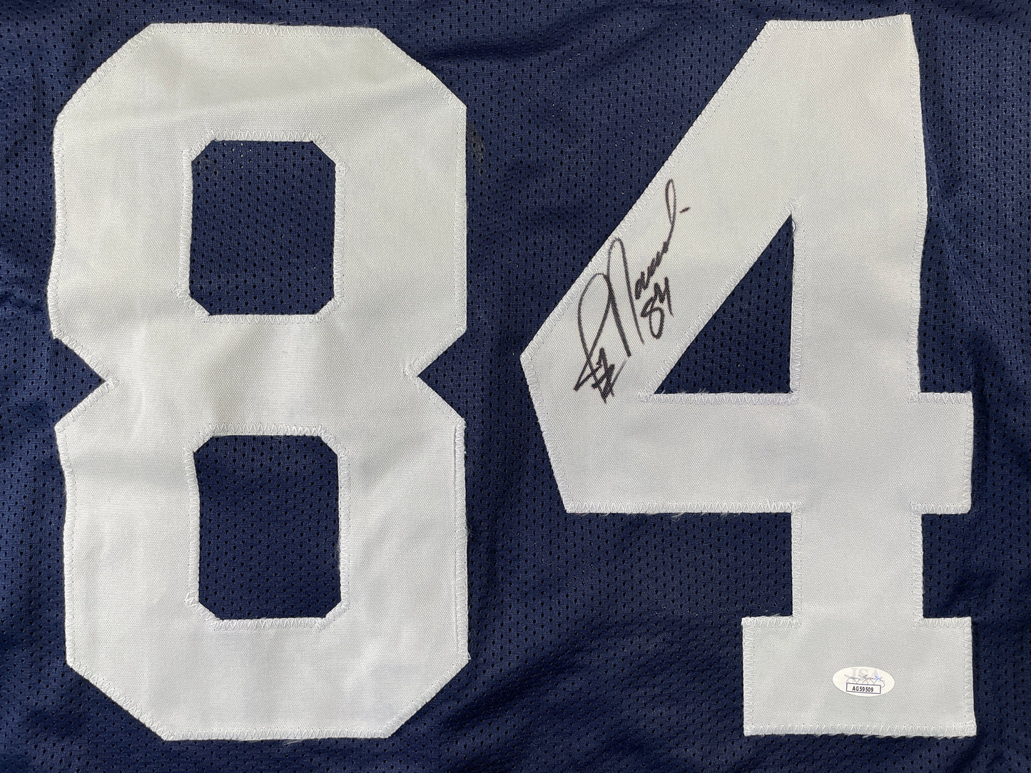 JAY NOVACEK DALLAS COWBOYS SIGNED THANKSGIVING JERSEY Wyoming JSA COA