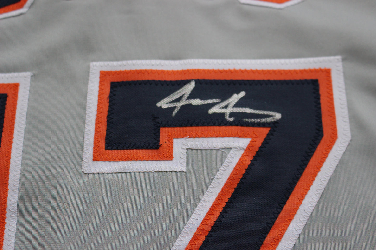 JACE JUNG DETROIT TIGERS SIGNED BASEBALL JERSEY Texas Tech BAS COA