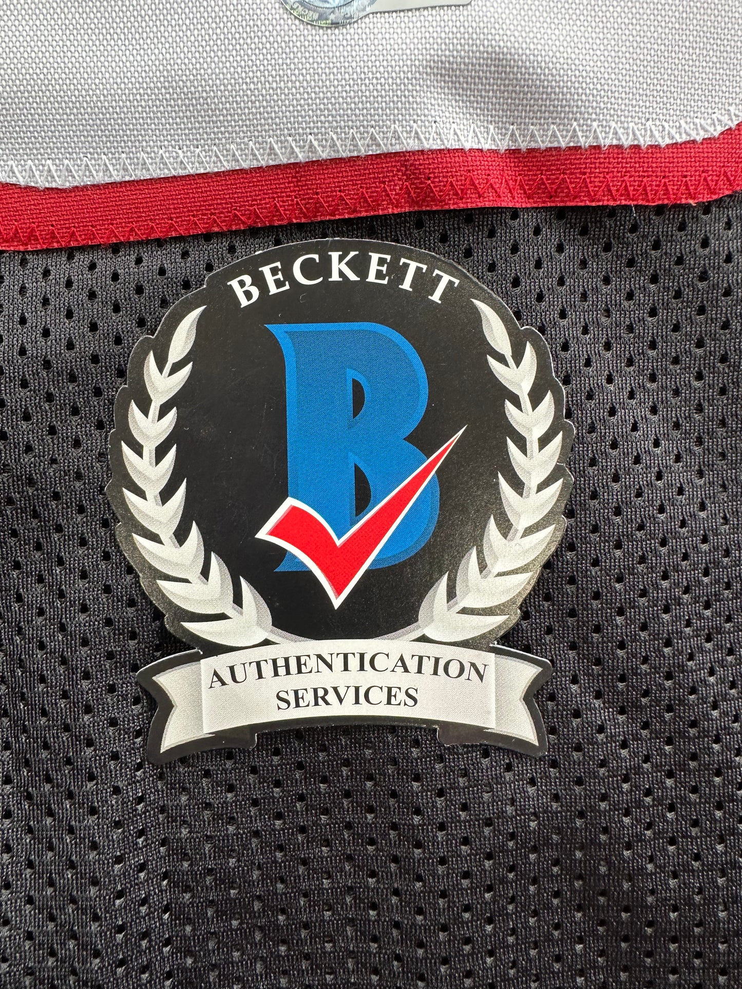 MICHAEL CRABTREE SIGNED RED AND BLACK JERSEY Texas Tech Raiders 3XL BAS