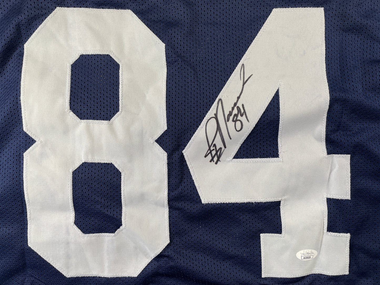 JAY NOVACEK DALLAS COWBOYS SIGNED THANKSGIVING JERSEY Wyoming JSA COA
