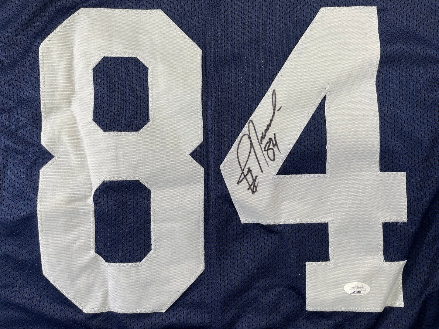 JAY NOVACEK DALLAS COWBOYS SIGNED THANKSGIVING JERSEY Wyoming JSA COA