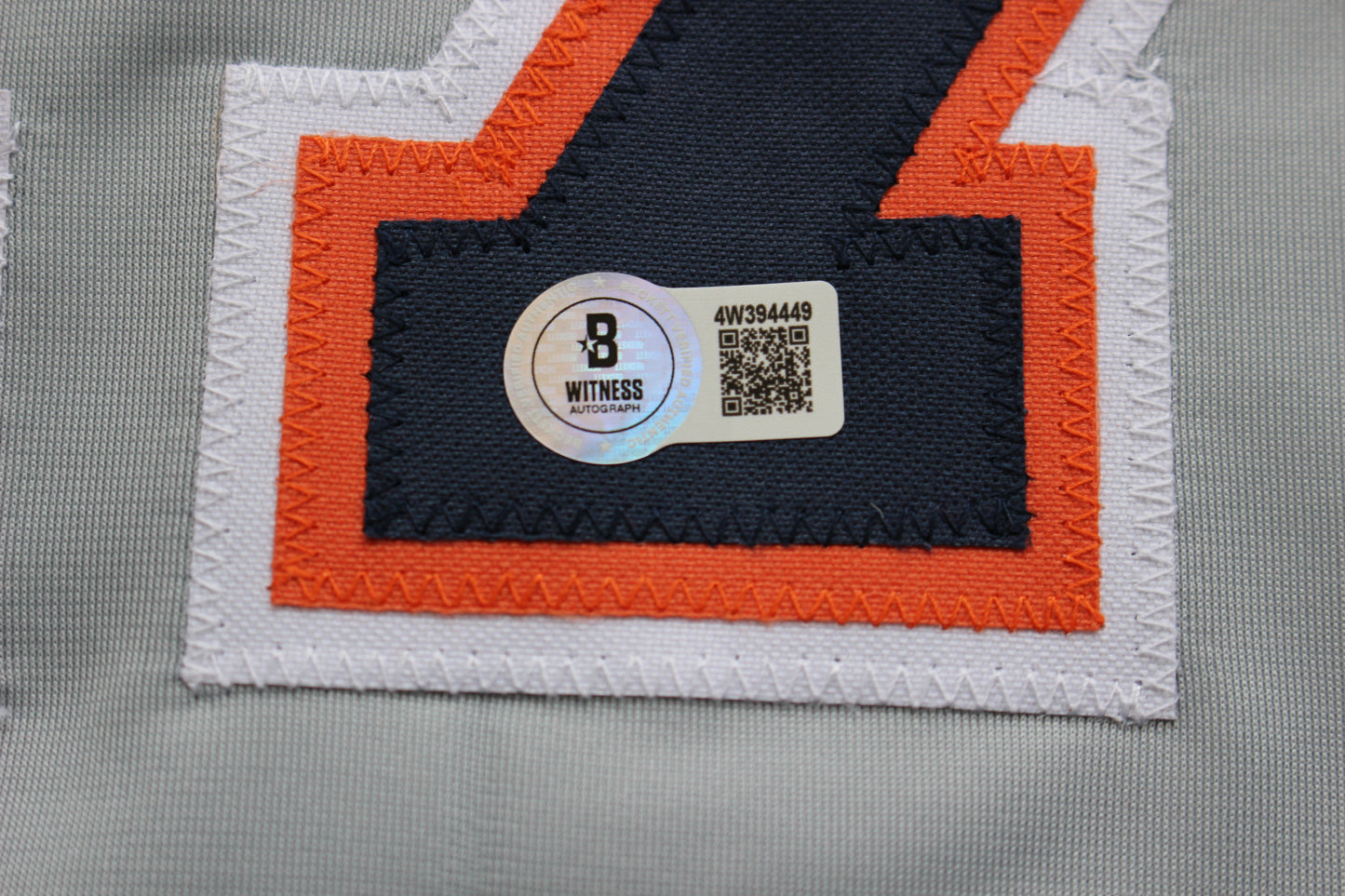 JACE JUNG DETROIT TIGERS SIGNED BASEBALL JERSEY Texas Tech BAS COA