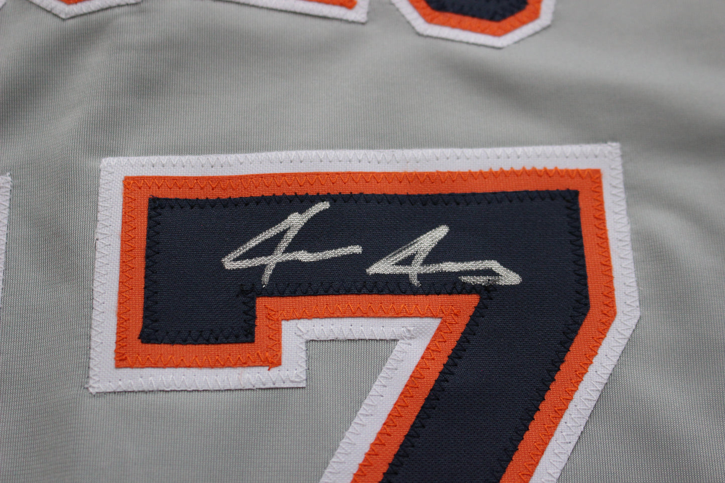 JACE JUNG DETROIT TIGERS SIGNED BASEBALL JERSEY Texas Tech BAS COA