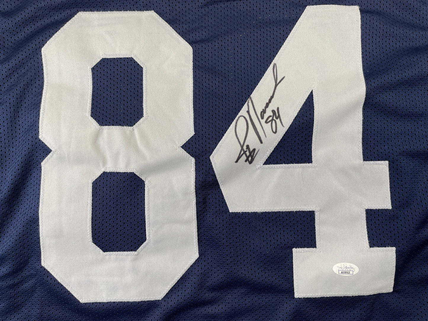 JAY NOVACEK DALLAS COWBOYS SIGNED THANKSGIVING JERSEY Wyoming JSA COA