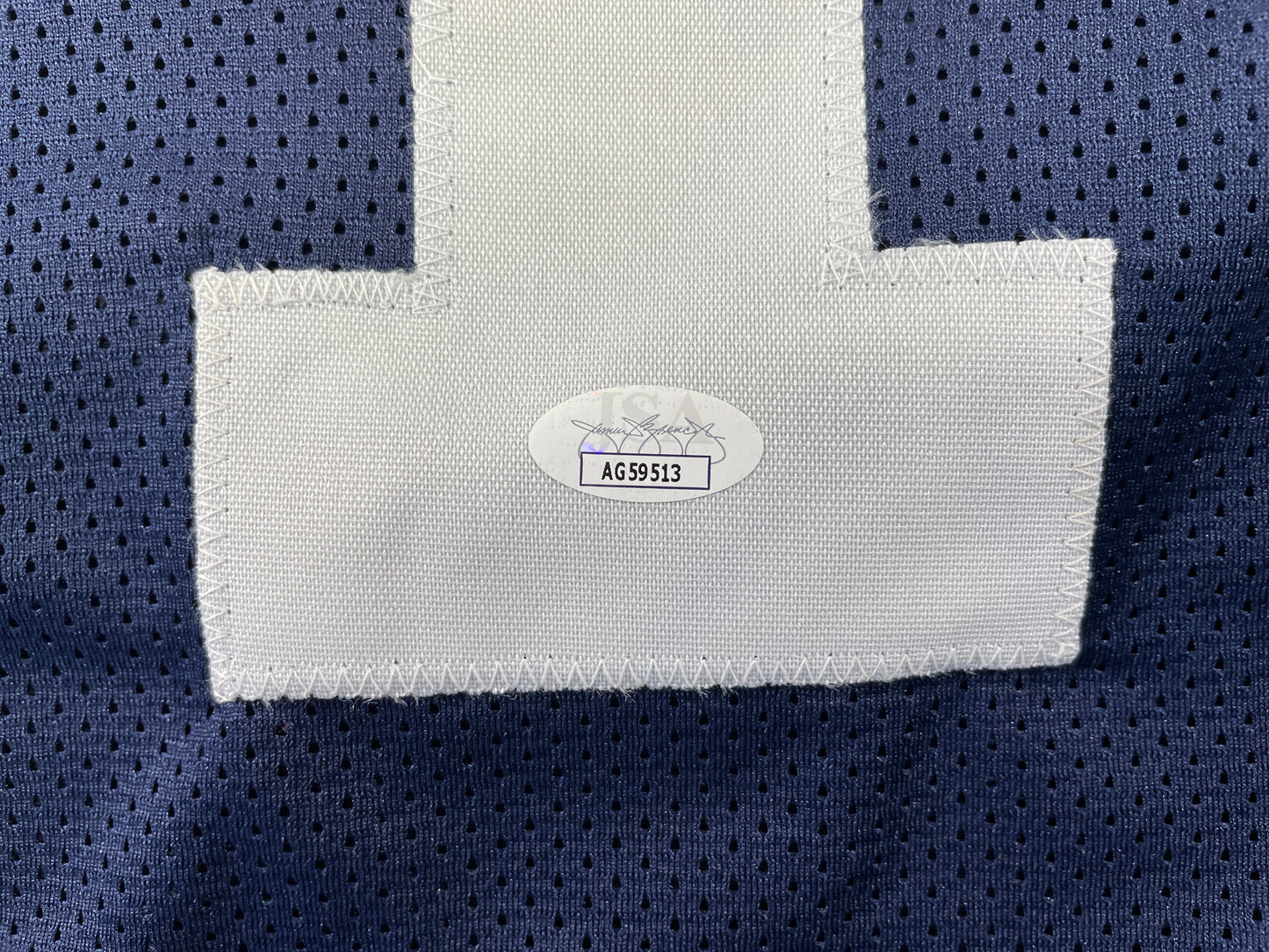 JAY NOVACEK DALLAS COWBOYS SIGNED THANKSGIVING JERSEY Wyoming JSA COA