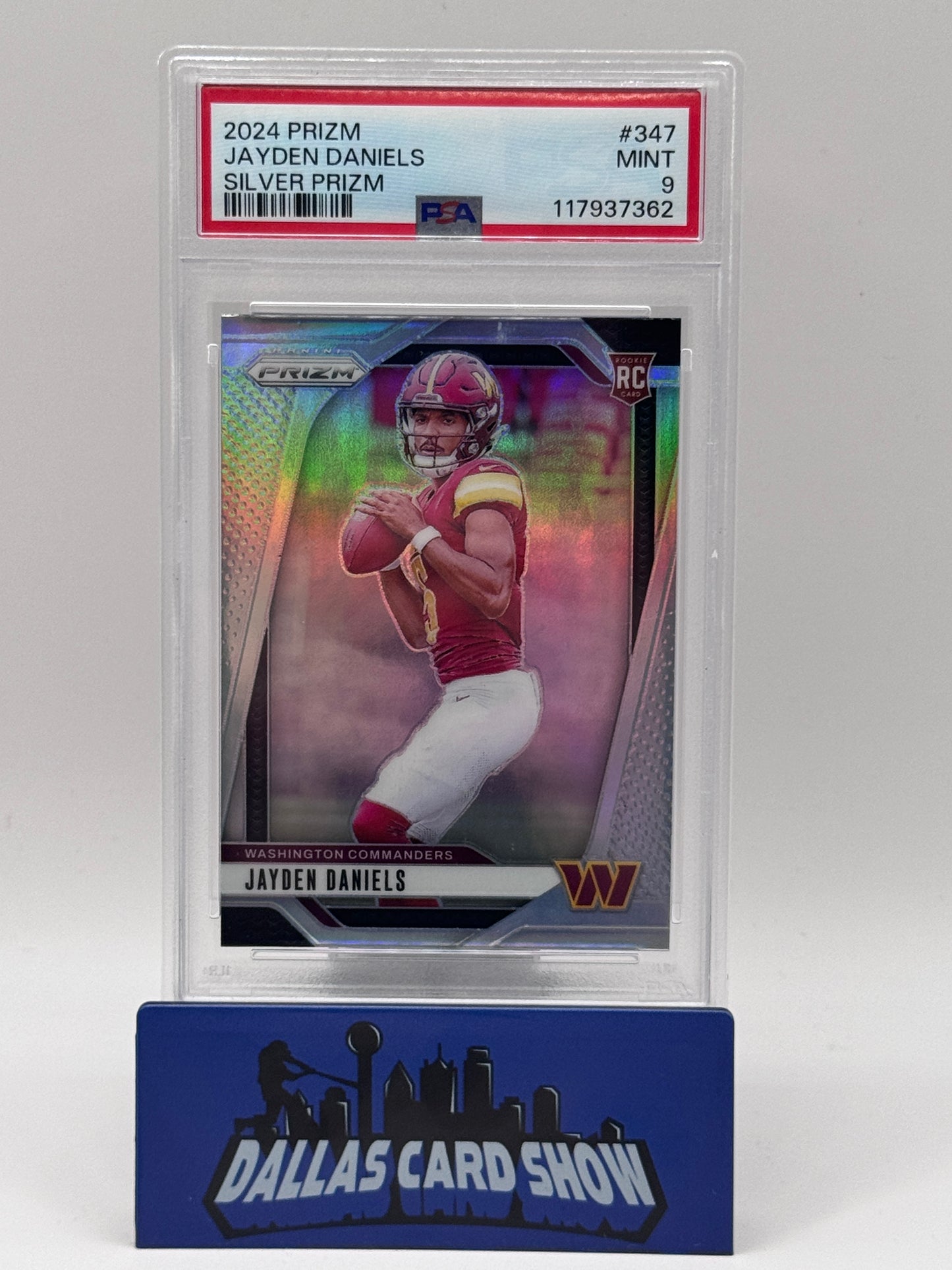 2024 Prizm Jayden Daniels Silver Prize PSA 9 #347 COMMANDERS