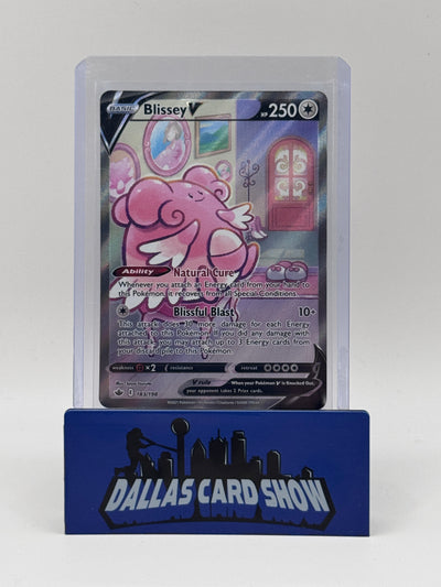 2021 Pokemon - Blissey V (Alternate Art) - 183/198 Chilling Reign NM