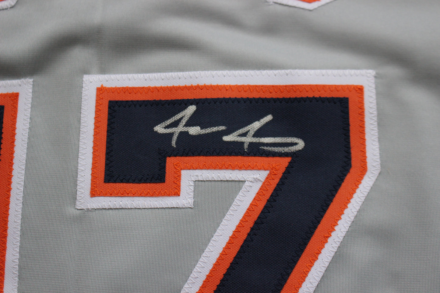 JACE JUNG DETROIT TIGERS SIGNED BASEBALL JERSEY Texas Tech BAS COA