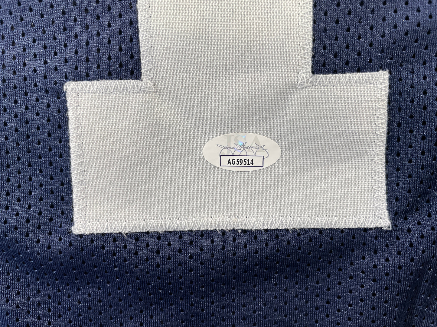 JAY NOVACEK DALLAS COWBOYS SIGNED THANKSGIVING JERSEY Wyoming JSA COA