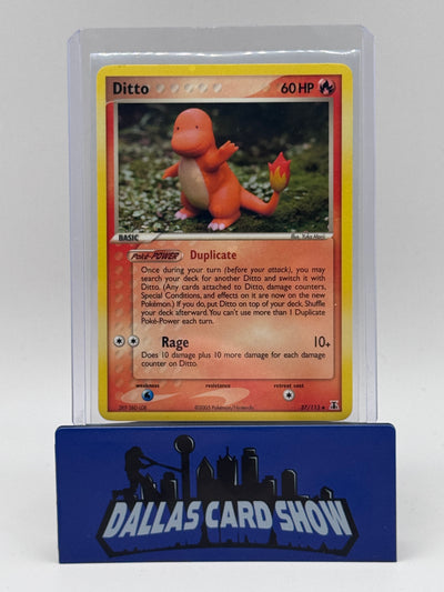 2005 Pokemon - Ditto (Charmander) - 37/113 Delta Species NM