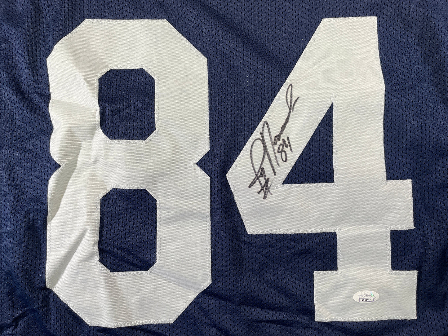 JAY NOVACEK DALLAS COWBOYS SIGNED THANKSGIVING JERSEY Wyoming JSA COA