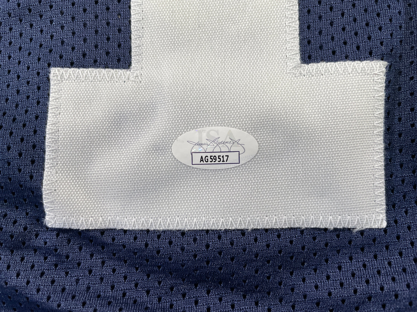 JAY NOVACEK DALLAS COWBOYS SIGNED THANKSGIVING JERSEY Wyoming JSA COA