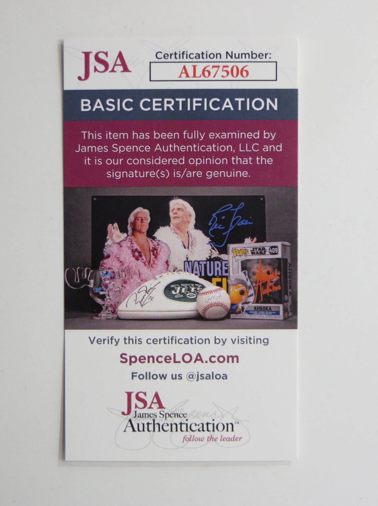 ROLLIE FINGERS SIGNED RAWLING Official League BASEBALL Oakland A's JSA COA