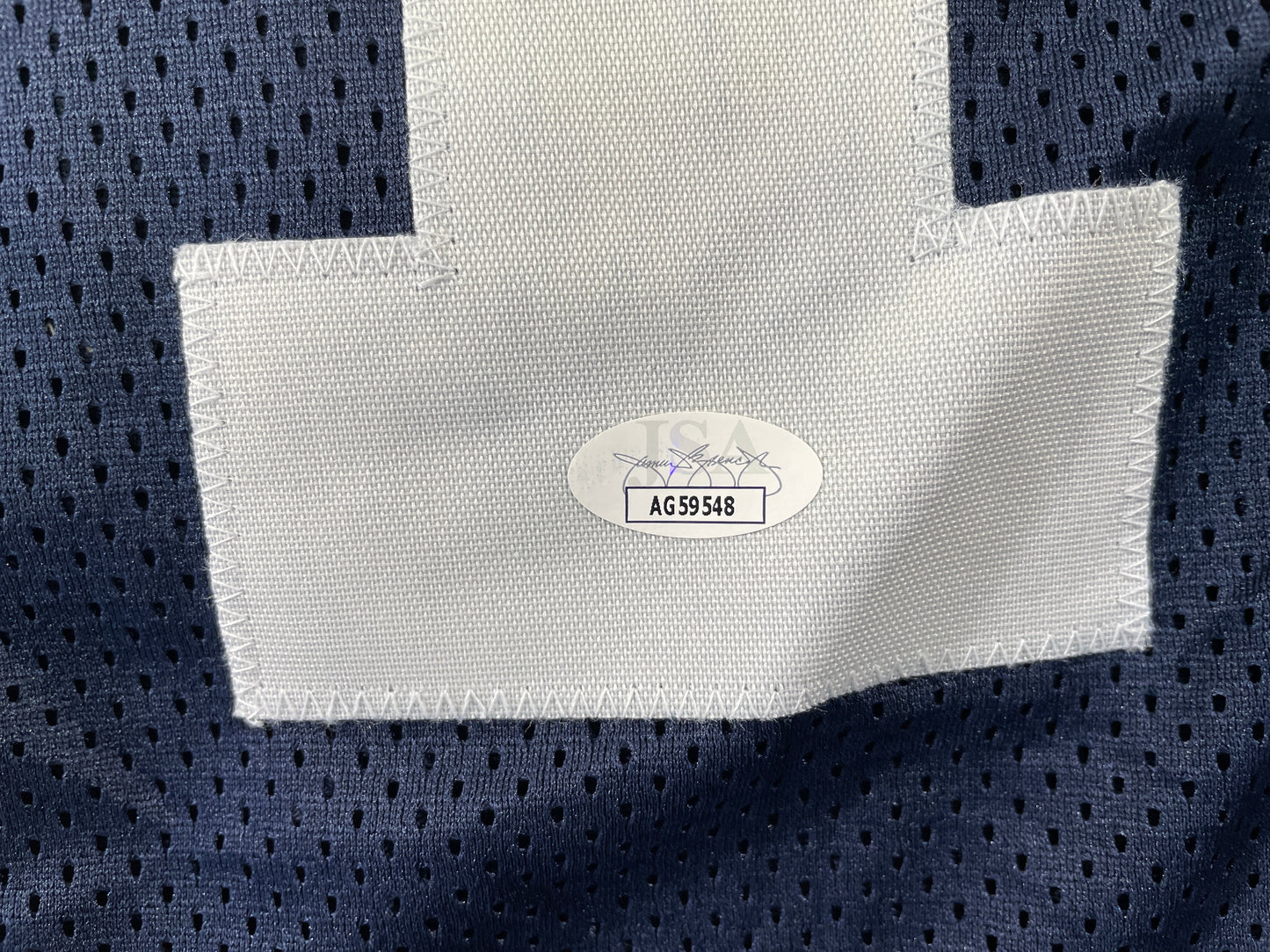 JAY NOVACEK DALLAS COWBOYS SIGNED THANKSGIVING JERSEY Wyoming JSA COA
