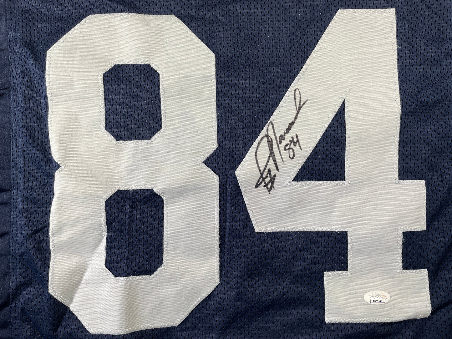 JAY NOVACEK DALLAS COWBOYS SIGNED THANKSGIVING JERSEY Wyoming JSA COA