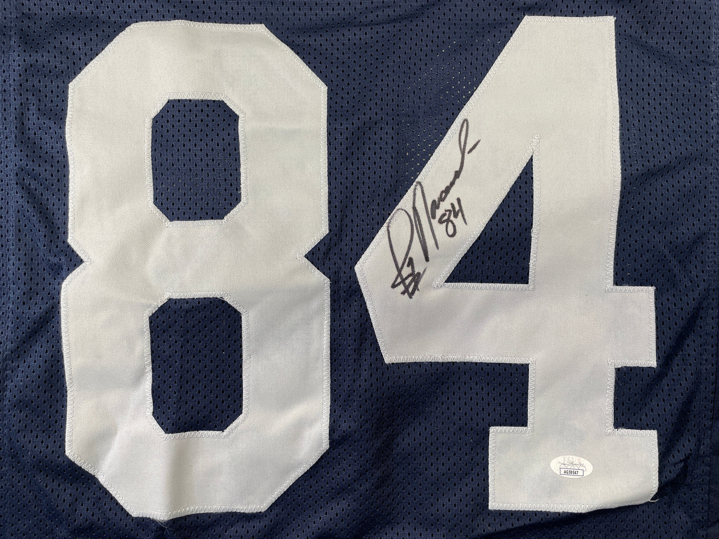 JAY NOVACEK DALLAS COWBOYS SIGNED THANKSGIVING JERSEY Wyoming JSA COA