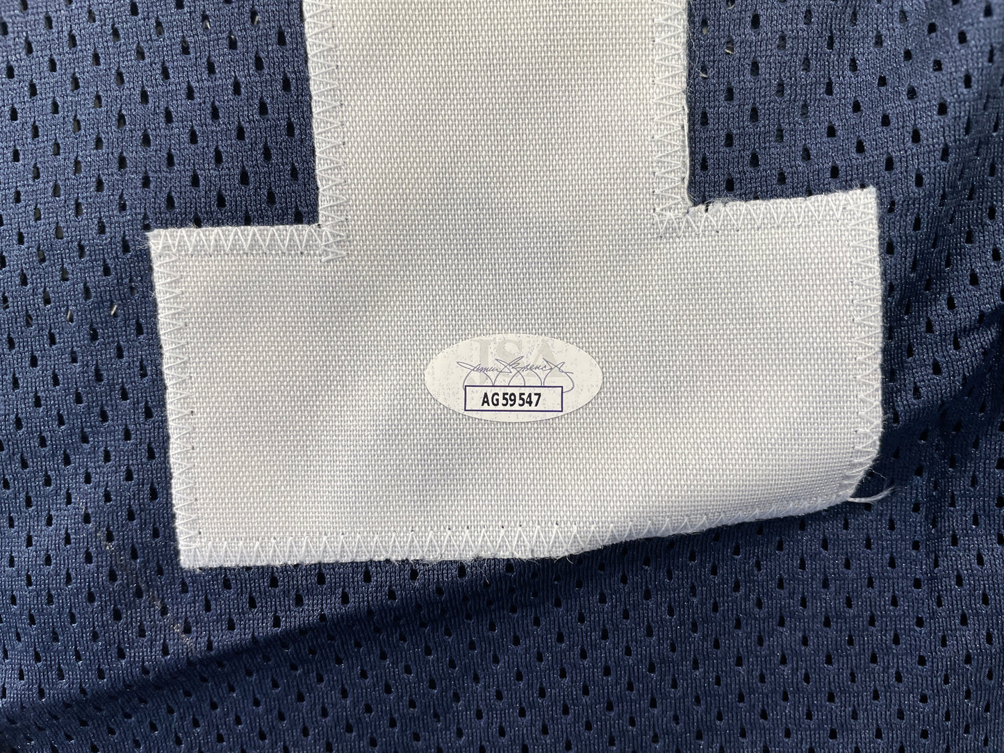 JAY NOVACEK DALLAS COWBOYS SIGNED THANKSGIVING JERSEY Wyoming JSA COA