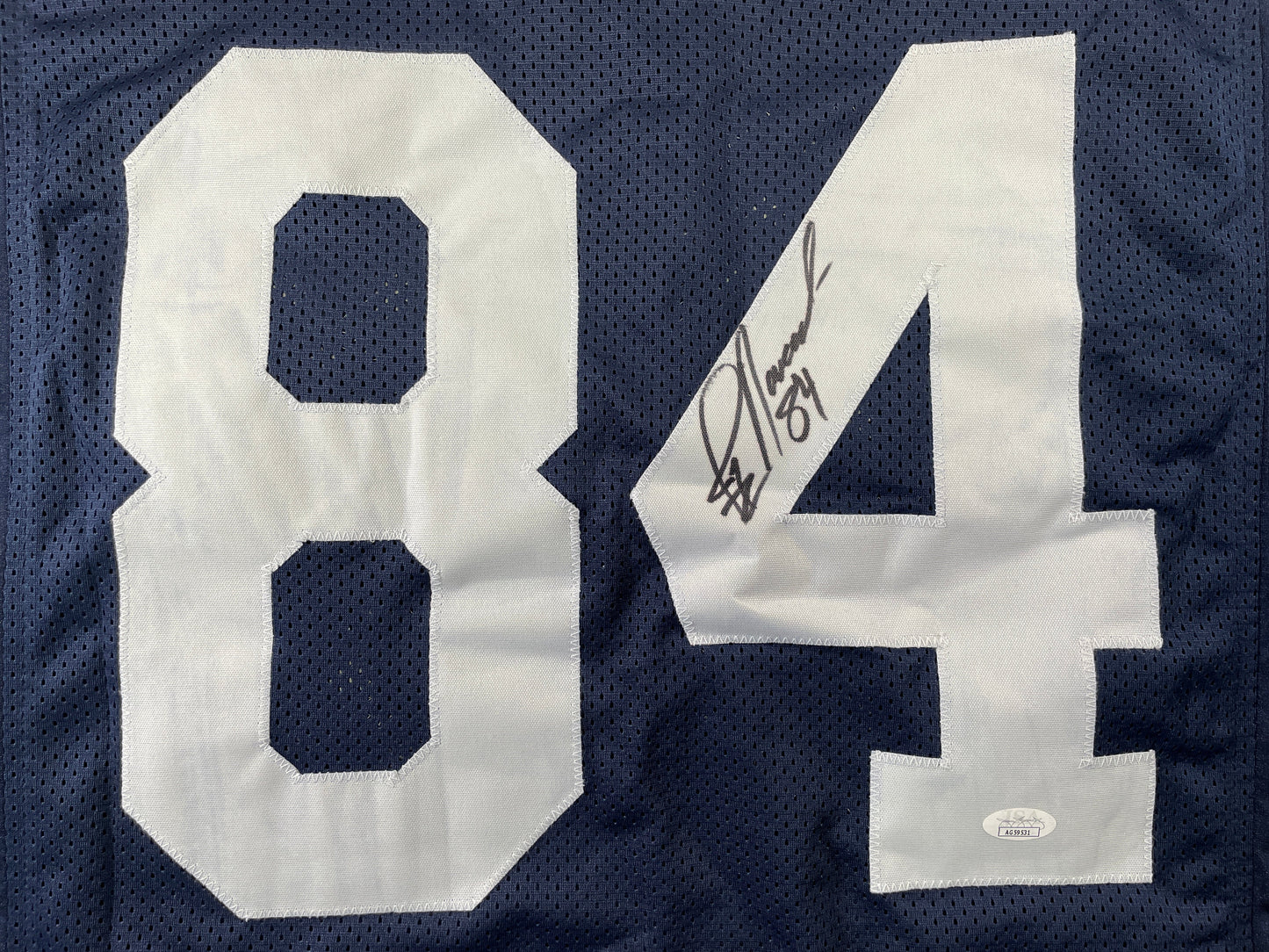 JAY NOVACEK DALLAS COWBOYS SIGNED THANKSGIVING JERSEY Wyoming JSA COA