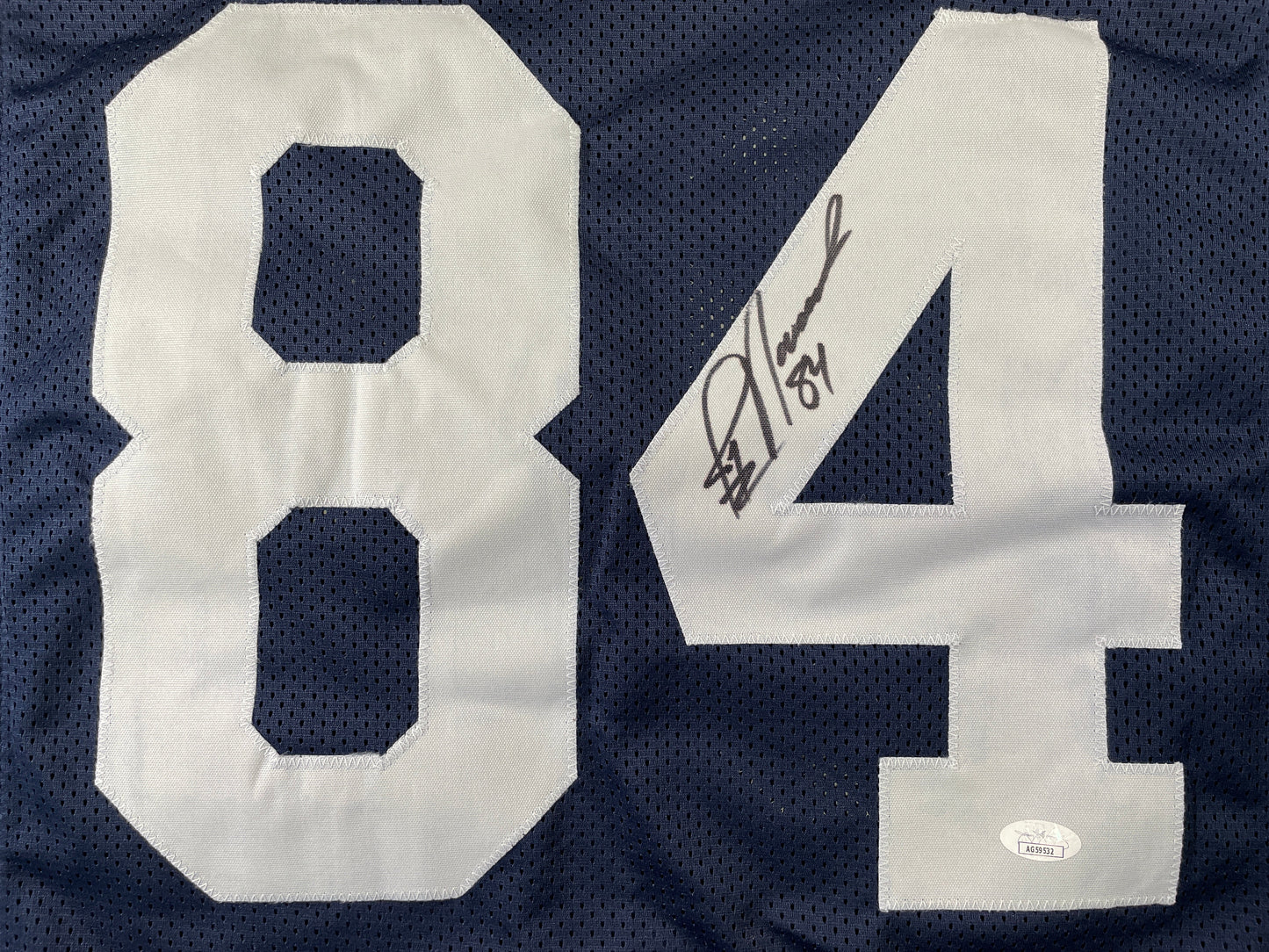 JAY NOVACEK DALLAS COWBOYS SIGNED THANKSGIVING JERSEY Wyoming JSA COA