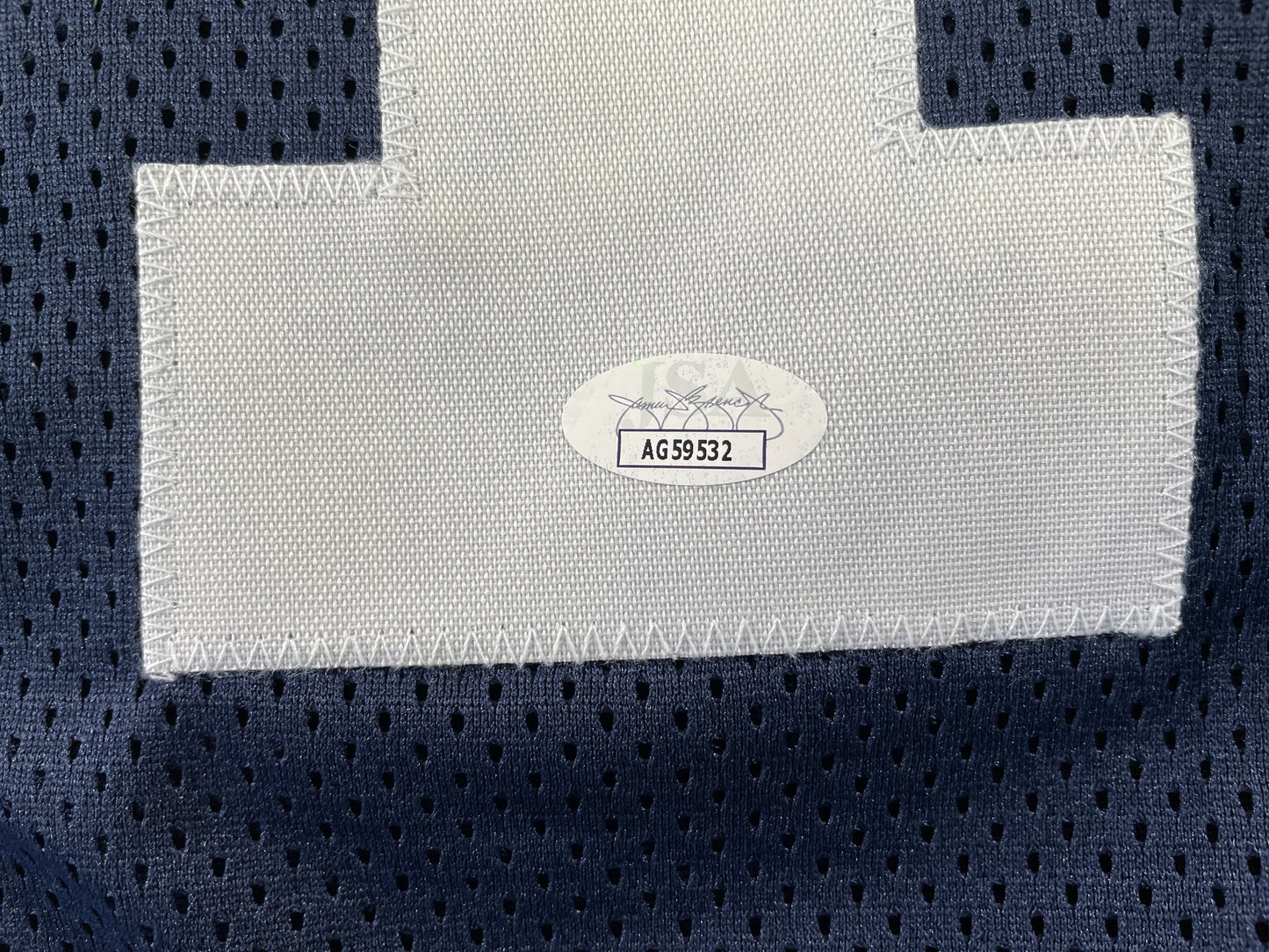 JAY NOVACEK DALLAS COWBOYS SIGNED THANKSGIVING JERSEY Wyoming JSA COA