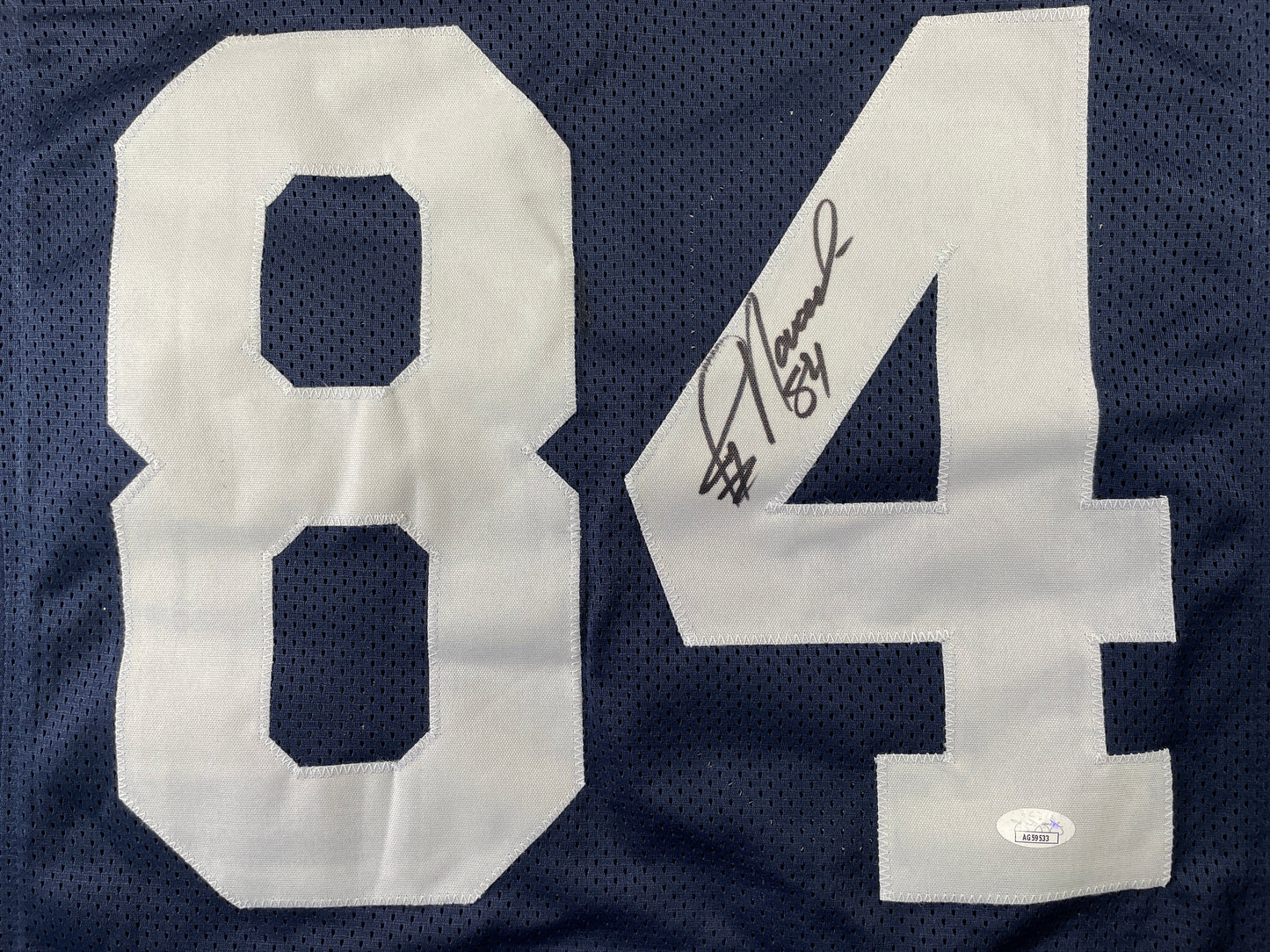 JAY NOVACEK DALLAS COWBOYS SIGNED THANKSGIVING JERSEY Wyoming JSA COA