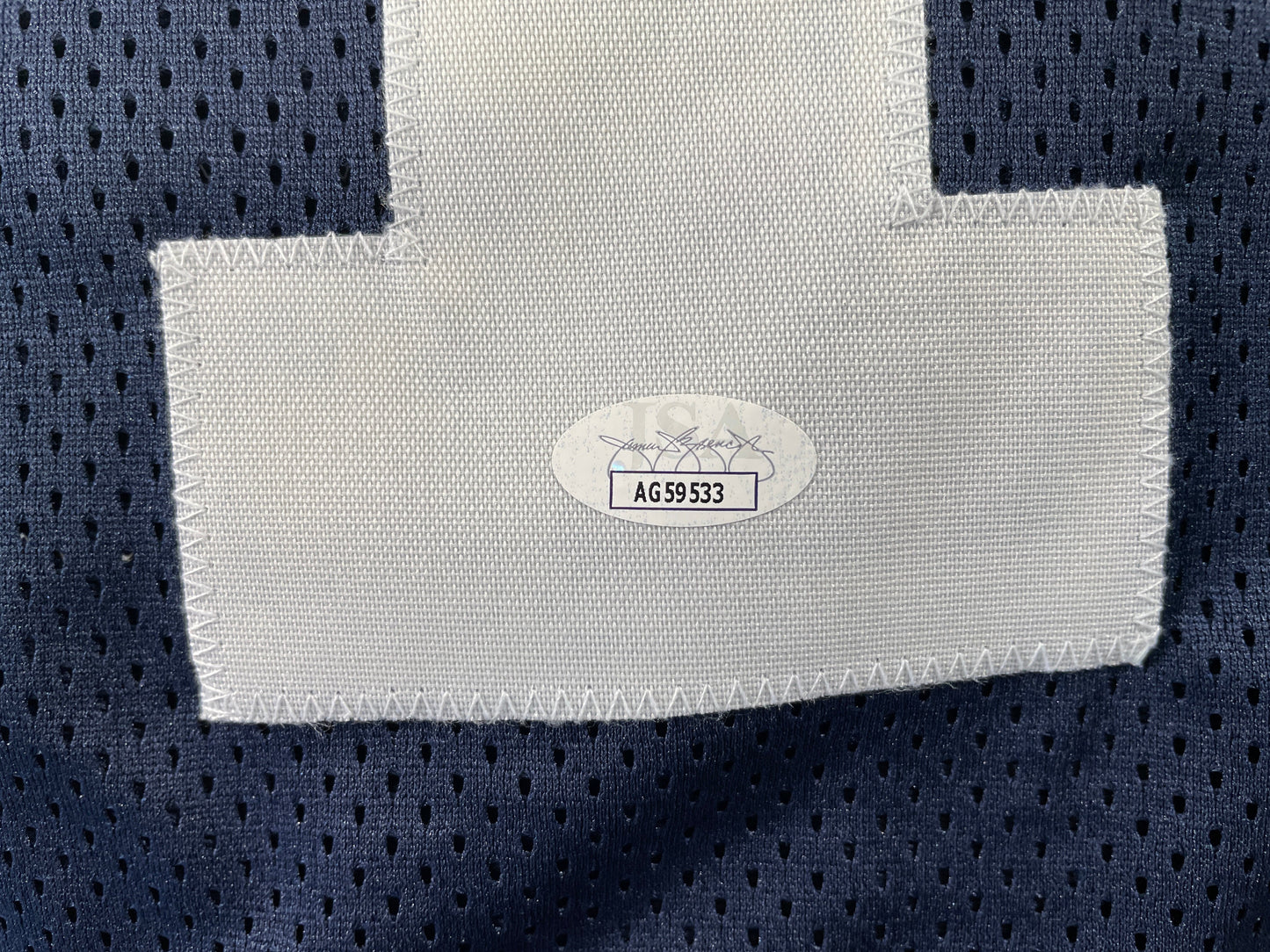 JAY NOVACEK DALLAS COWBOYS SIGNED THANKSGIVING JERSEY Wyoming JSA COA