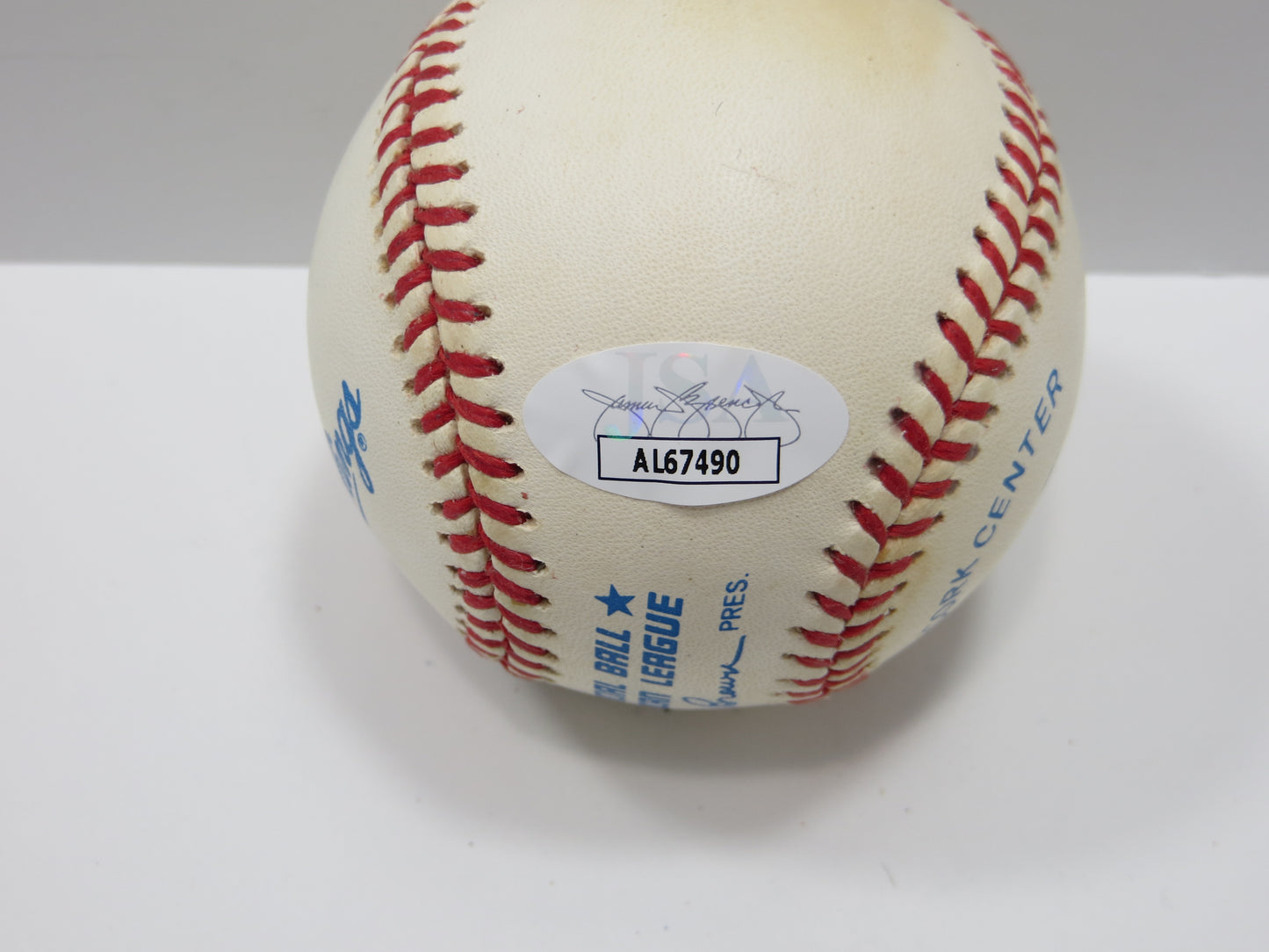 ROD CAREW SIGNED RAWLINGS OAL BASEBALL MINNESOTA TWINS ANGELS JSA COA